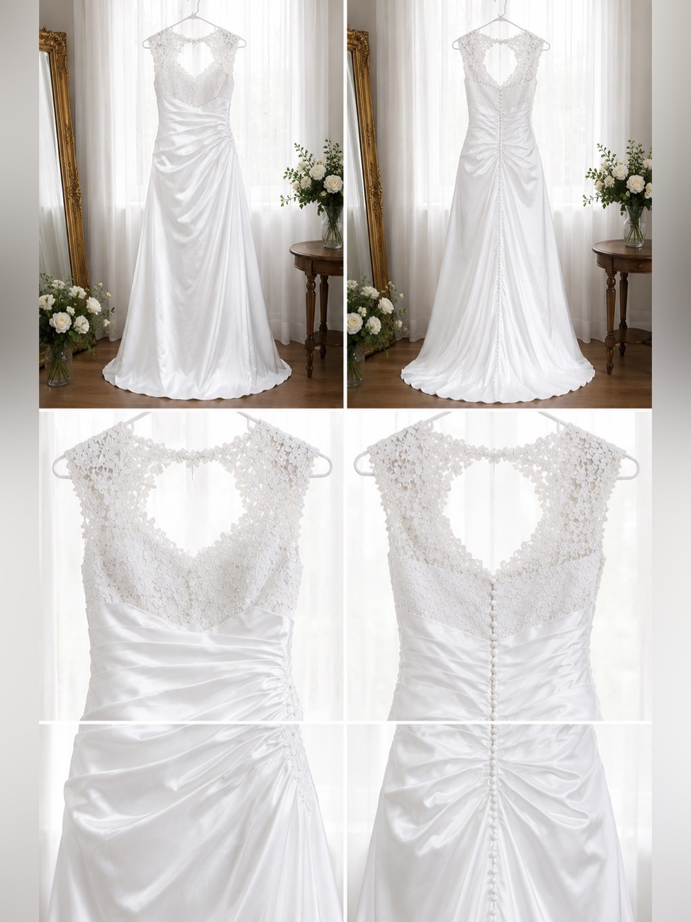 David’s Bridal Wedding Gown
Size 2
